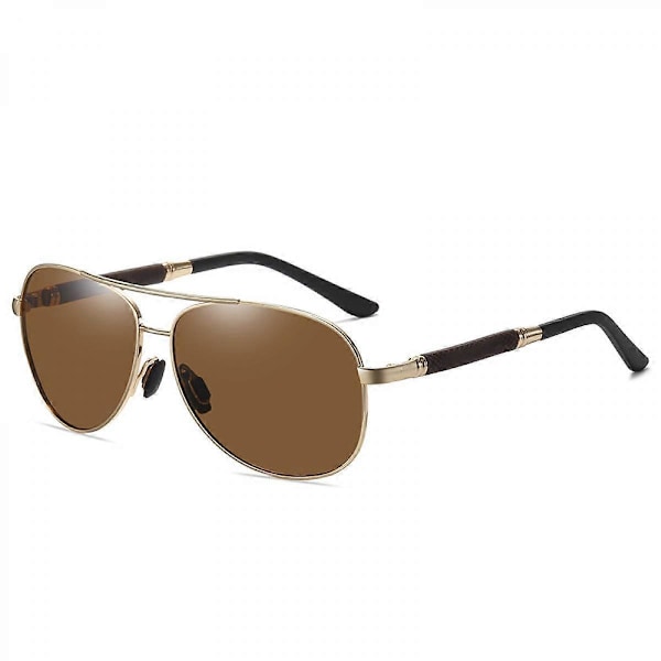 Aviator-aurinkolasit miehille ja naisille, polarisoidut, UV400-suoja, peililinssit, metallikehys jousisaranoin