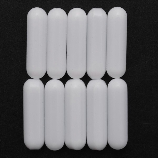 10 kpl PTFE-magneettisekoittimen sekoituspalkkia laboratoriopalkin sekoituslevyn magneetti sekoitusvarsi (7X25mm)