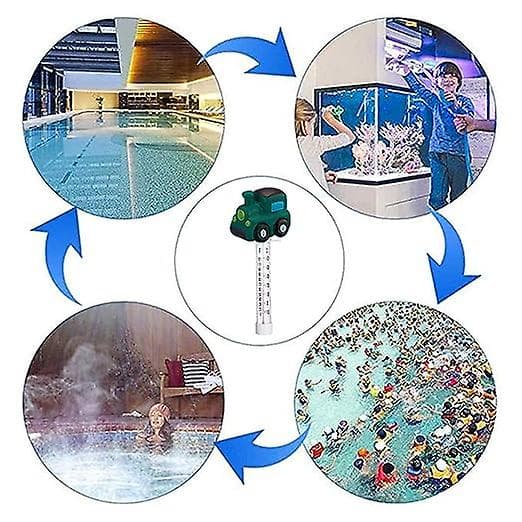 Badekar Temperatursensor, Pool Termometer med Reb, Pro-dam Termometer, Flydende Haj Vandtermometer