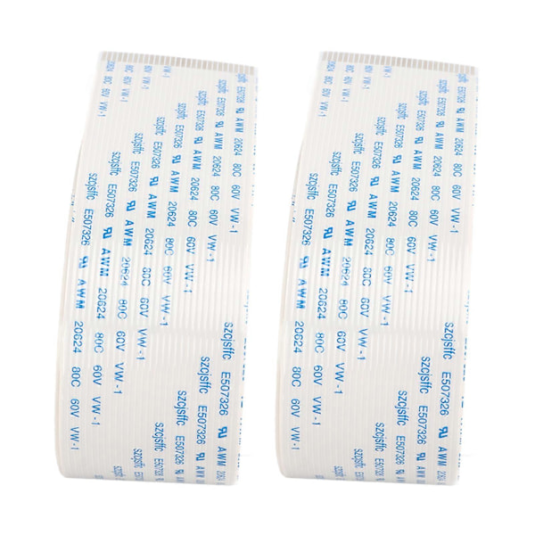 2 stk. Printer Fleksibelt Fladt Kabel Hurtig Transmission Høj Blødhed FFC Fleksibelt Ribbon Kabel til XP600 60cm/24in