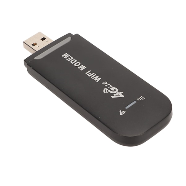 4G LTE USB WiFi Router 150Mbps Understøtter 10 Brugere Bærbar WiFi Modem Mobil Wifi Router til Tablet Laptop Sort