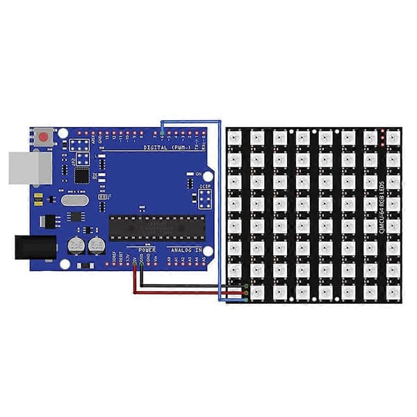 3 x U 64 LED Panel CJMCU-8X8 Modul Kompatibel med för och för
