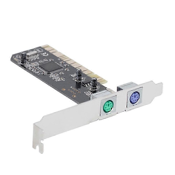 2 Portin PS2 PS/2 PCI-kortti, matala profiili, PCI PS2 -kortti tietokoneille ilman USB-porttia