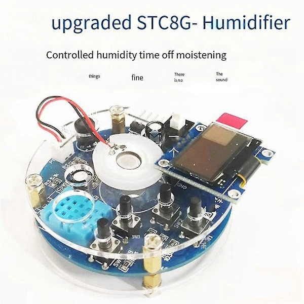 Opgraderet Fogger og Driver Kit USB Luftfugter Kredsløb Stg Fogger Kontrolleret Luftfugtighed Timing D