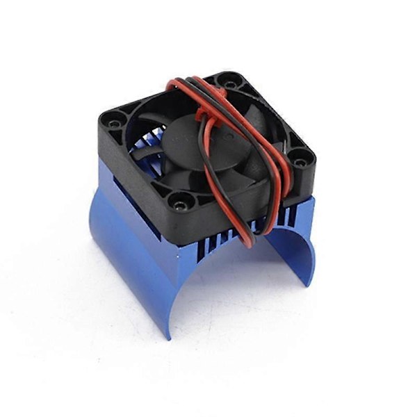 42mm Motorkylfläkt Kylfläns för 1/10 E- E- Summit Arrma 1/8 Kraton Talion RC Bil,2