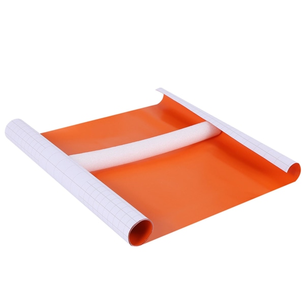 2x Vehicle Wrap Vinyl Film Sticker Luft-/boblefri selvklebende oransje