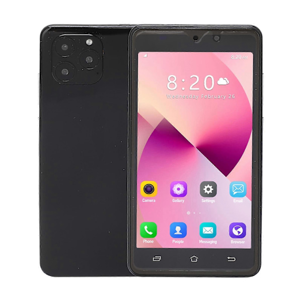 I13 PRO Älypuhelin 5,5 tuuman QHD-näytöllä, kolme korttipaikkaa, Dual Standby 3G -matkapuhelin 110–240 V YEMMA