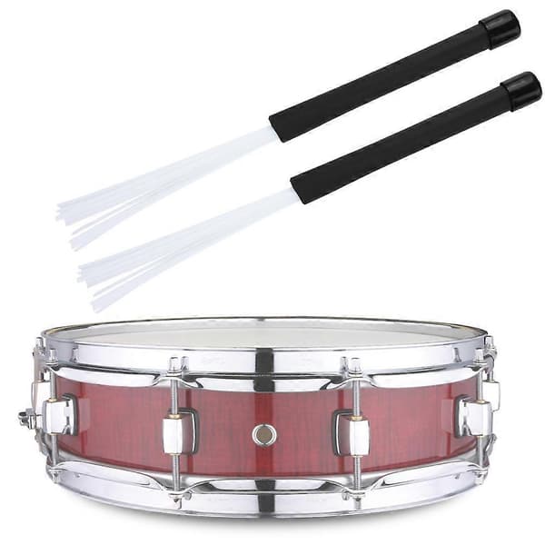 1 Par Jazz Tromme Nylonbørste Teleskopisk Trommestik Percussion Instrument Dele