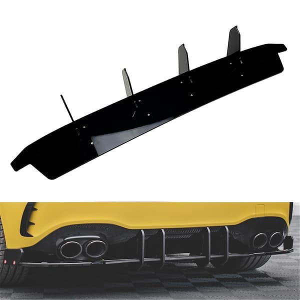 Bageste kofanger diffuser bagside splittere spoiler læbe til A-klasse W177 A35 A45 2019-2022 biltilbehør