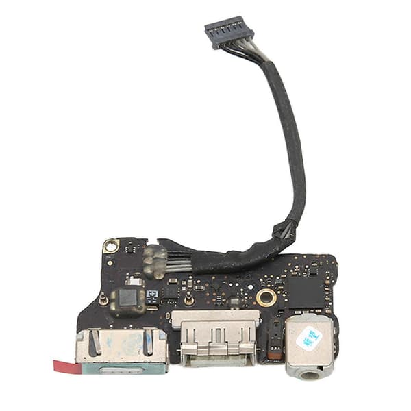 DC IN Jack IO Kort PCB Materiale Utskiftbar USB IO Kort Erstatning for OS Laptop A1466 for MD761 2013 til 2015 YEMMA