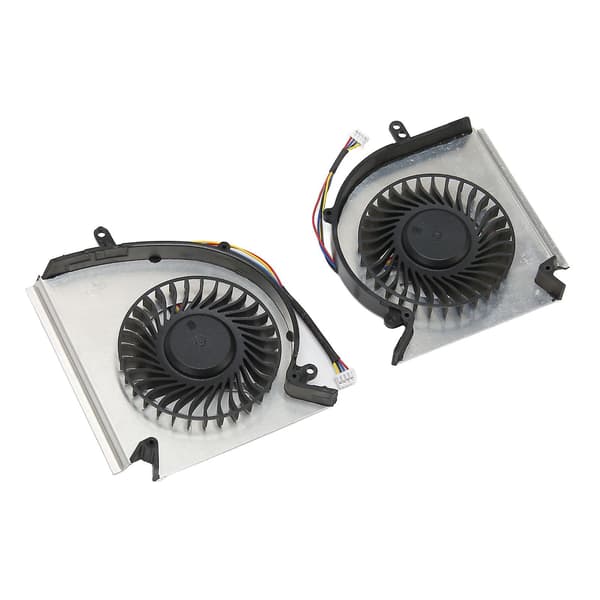 CPU GPU Køleventilator til MSI GE75 GP75 GL75 Lav Støj Lavt Strømforbrug Effektiv Varmeafledning CPU GPU Ventilator