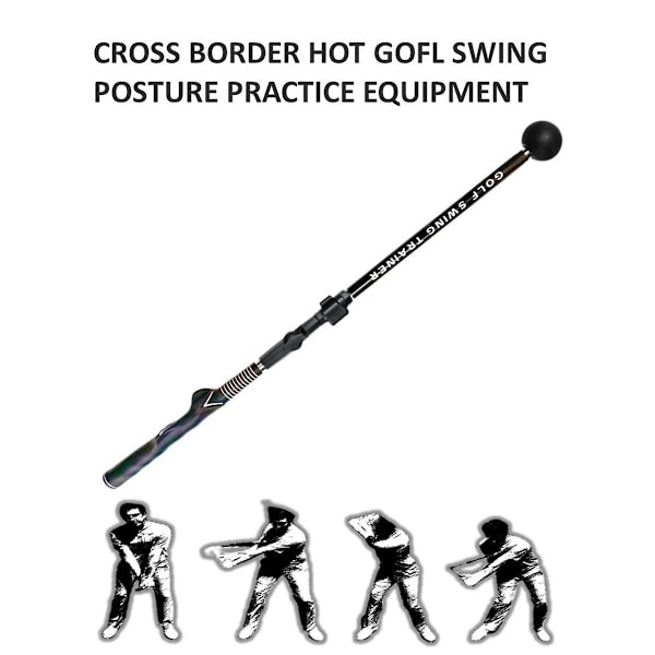 Golf Swing Trainer Kannettava Golfharjoitteluväline Säädettävä Parantamaan Saranaa, Kyynärvarren Kiertoa, Olkapäätä