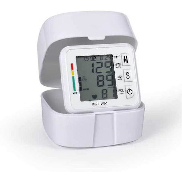 Blodtrycksmätare, med justerbart armband och LCD-display