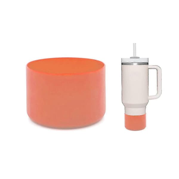 8st Silikon Koppskydd 7,5 cm Skyddande Rymdkoppskydd Bottenlock Vattenflaskor Lock 20 Oz, vit