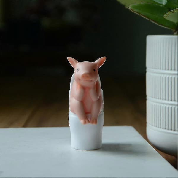Søt Gris Hjemmedekorasjon PVC Modell Dekorasjon Mini Kawaii