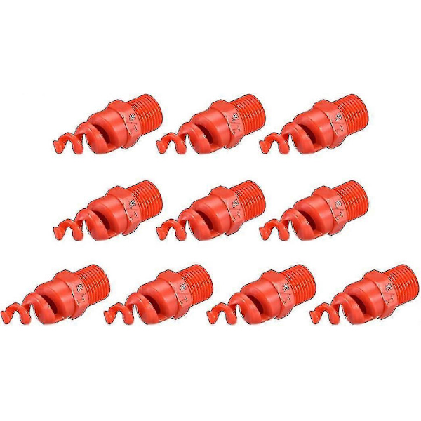 Jubee Spiral Konisk Atomiseringsmunstycke 1/2bspf Pp Sprinkler 10st Set