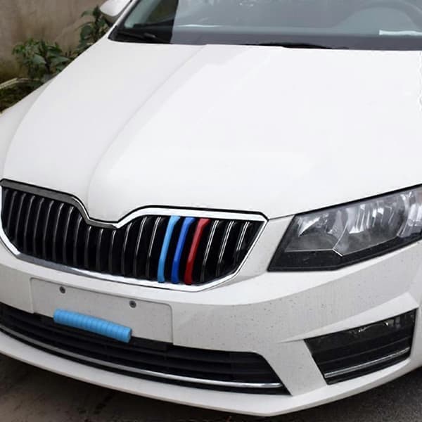 3D Bil Front Grill Trim Sport Striper Deksel For Rapid Rapid