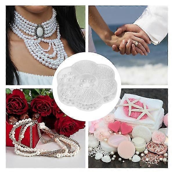 1 Sett Smykkelaging Perler Simulert Perle Perle Diy Perle Halskjede Perle