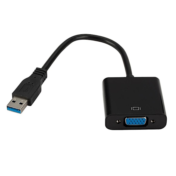 USB 3.0 til 1080P VGA Ekstern Grafikkort Video Konverter Adapter til Win7/8/10