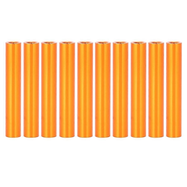 10 stk. M3x30 Runde Aluminium Afstandsstykker Søjle Spacer Stud Fastgørelsesstænger Orange YEMAA