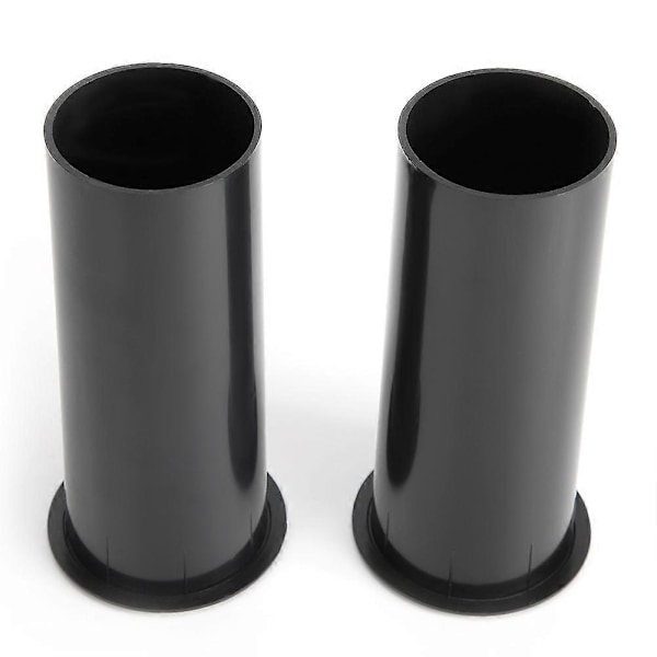 2 st 60mm Öppet Hål 150MM Total Längd Inverterrör Lämpligt för 6-10 tums Högtalare