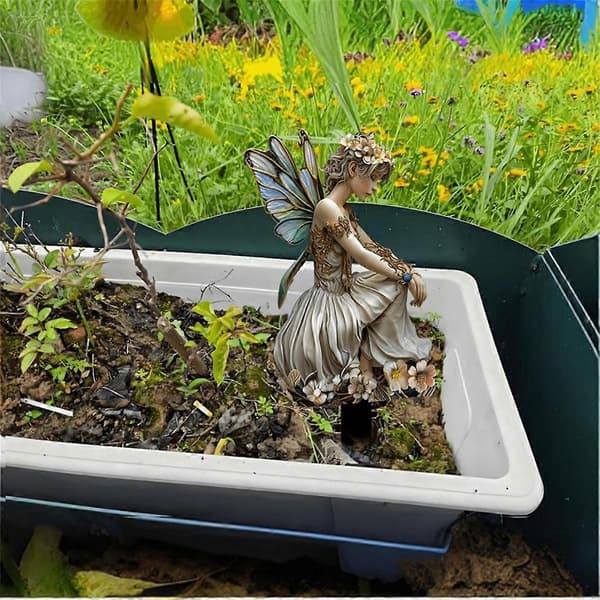 Sagoskimrande Fjärilsblomma Fe Akryl Blomkrukeställ