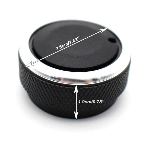 3 stk. AC-kontaktknapper Aircondition Varmekontrolknapper til Platz Vios Vitz Yaris X Sort