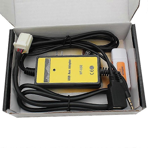 Bil Mp3 Ljudinterface Sd Aux Usb Adapter C D Växlare För Rav4 2003-2010-Yvan