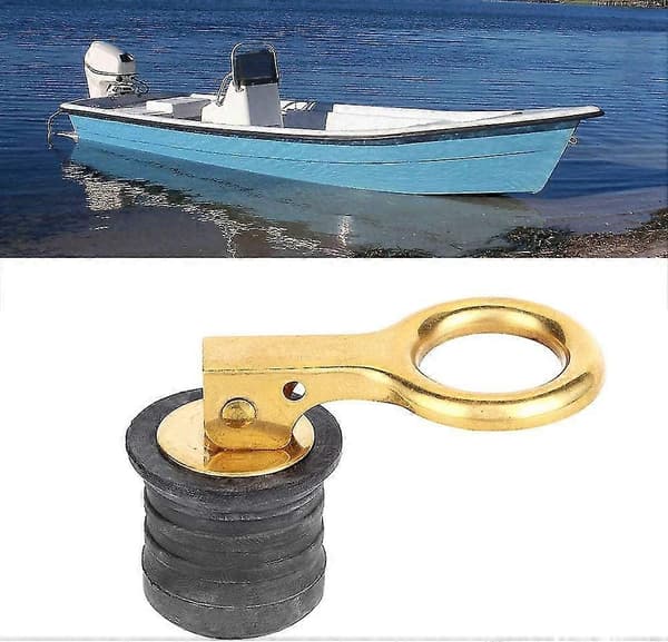 Länsplugg Marinbåt Mässing Länsplugg För Hål Båt Akterspegel Länsplugg Båt Bottenplugg (1 st, Mässingsfärg)