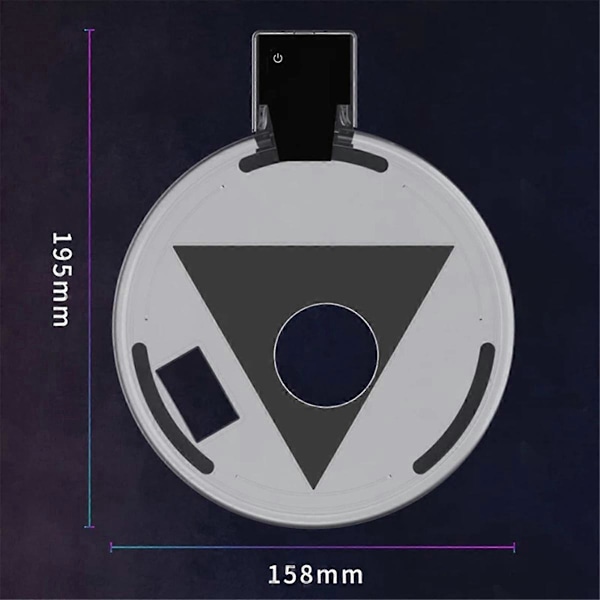 For Justerbar RGB Base LED Atmosfære Lysstativ Vertikal Horisontal Stasjonsholder for Lysstripe
