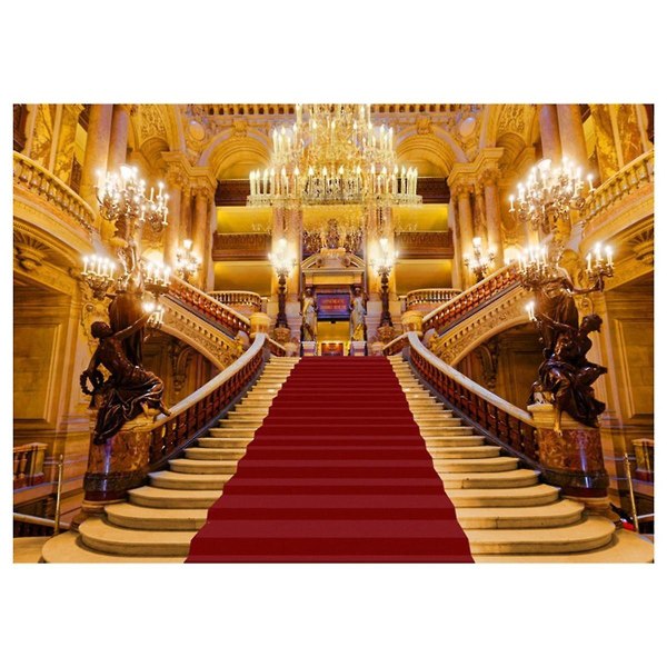 210x150cm Luxury Palace Valokuvaus Taustat Kattokruunu Kaaret Hotellien taustat Valokuvastudio taustagr