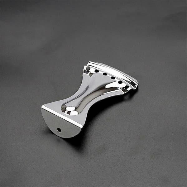 6-strenget Zinklegering Dobro-stil Haleplade til Resonatorguitar Krom