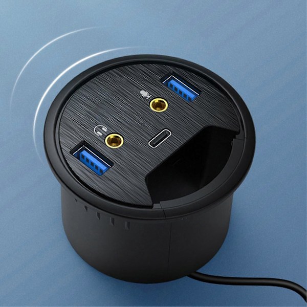 USB Hub Grommet Øjeblikkelig Respons USB3.0 5Gbps Transmission USB Strømadapter til PC