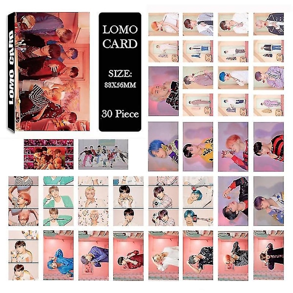 30 kpl/ Kpop Bangtang Boys Return Album Map Of The Soul Persona Lomo -korttialbumi Hd-valokuvat Fanilahjat