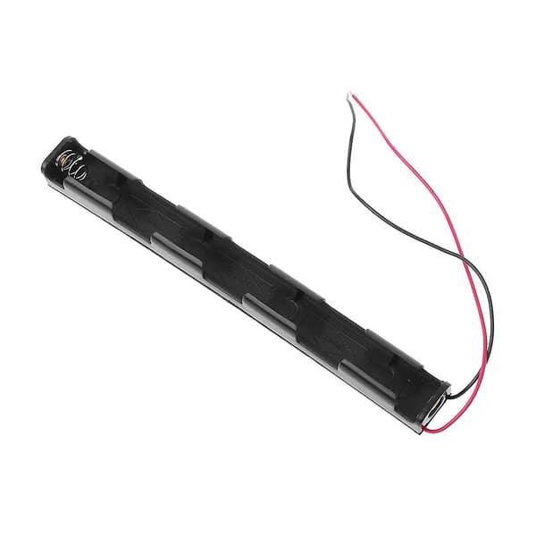 Batteriholder til AA-batterier 4,5V i hård plastik med 3 slots