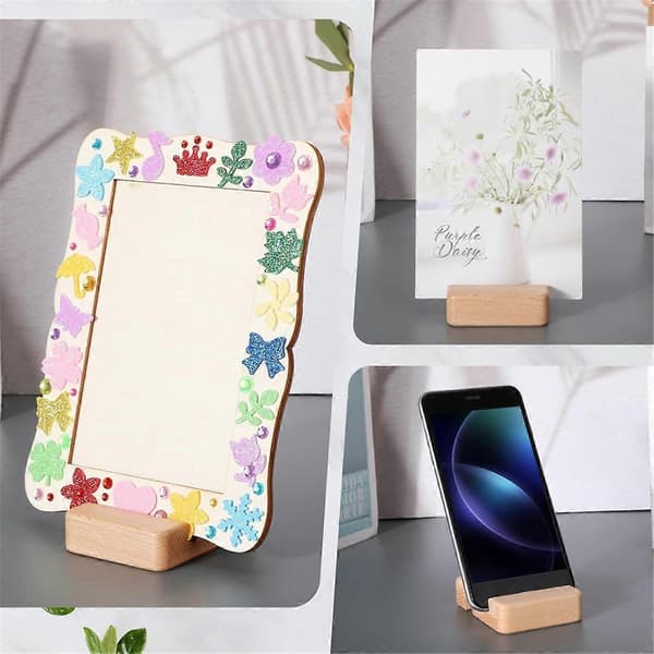 10 stk Broderiramme Display Broderiramme Trebaseholder