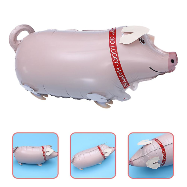 5 stk bedårende oppblåsbare gris-nyhet oppblåsbare ballongleker Nydelig grisform