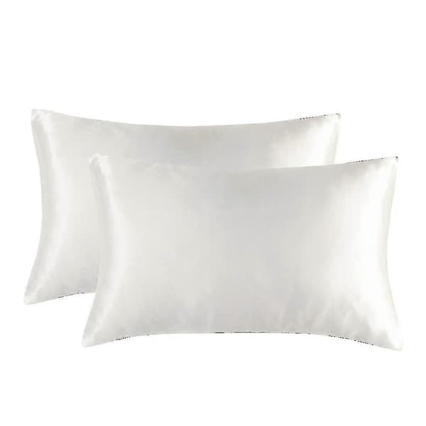 2 stk. 100% Mulberry Silkepudebetræk til Hår- og Hudpleje, 51*76cm