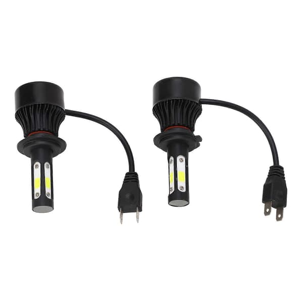 2 stk. Bilforlygte Universal H7-stik LED-forlygte Fjernlys Lysstærk Frontlys
