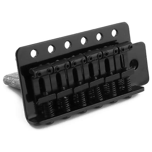 6-strängad Elektrisk Gitarr Tremolobro med Whammy Bar för Strat-stil Gitarr Svart