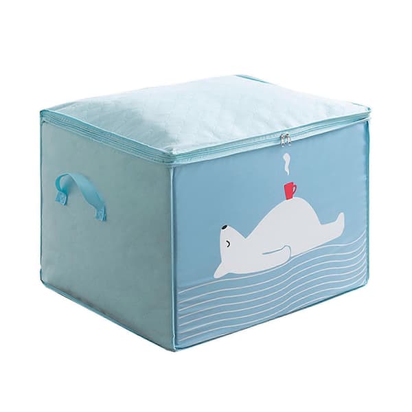 Foldbar Opbevaringspose Tøj Tæppe Dyne Skab Sweater Organizer Boks Pose