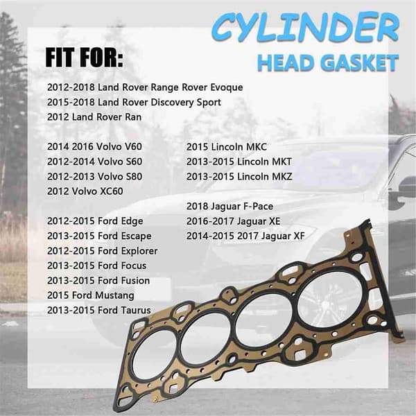 Topplockspackning för Evoque Sport för XF LR032319 LR024975 JDE28264