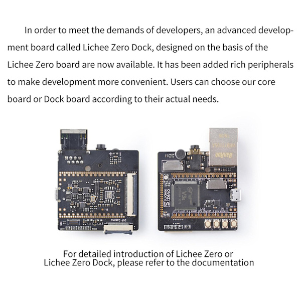 Yhteensopiva Zero Dock -emolevylaajennuslevy V3s kehitysleky, yhteensopiva Linux Core Board -ohjelmoinnin kanssa -DT
