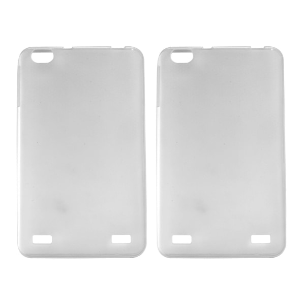 2x tablet pc silikone etui, 8 tommer Tpu Shell Anti-fald beskyttelse bagcover velegnet til P80x