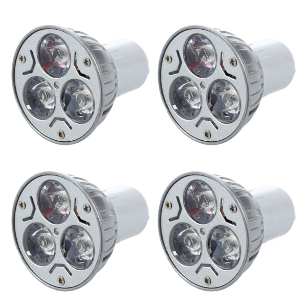 4x Lamp Light Bulb Has 3 Led Warm White 3w 5w 12v