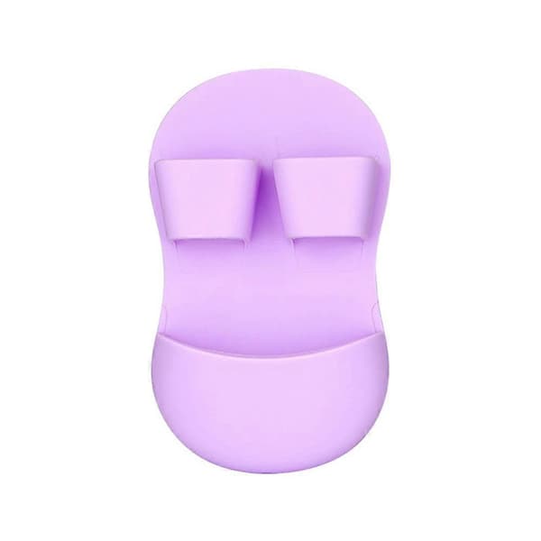 Superblød Silikone Ansigtsvasker, Ansigtsrenser og Massagebørste Purple