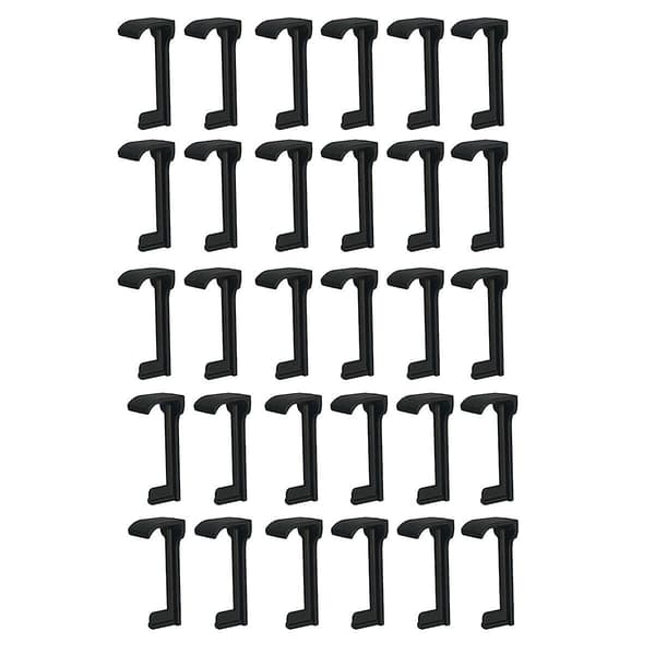 30 stk. 35 mm sidevanddrænclips til solpaneler, PV-modulclips til vanddræn fotovoltaisk panel