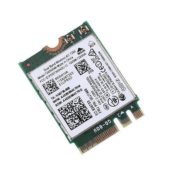 AC7265 7265NGW WiFi-kort FRU00JT469 802.11AC NGFF BT4.0 för E550 E455 E555-serien