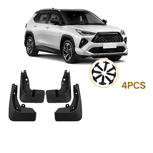 Bil Mudflap til Yaris 2023 Mudguards Flap Splash Guards Biltilbehør