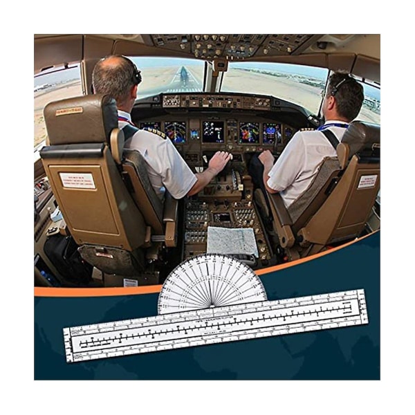Aviation Navigation Plotter, Premier Fixed Plotter med Waccharts, Flyveplanlægningsværktøjer til piloter